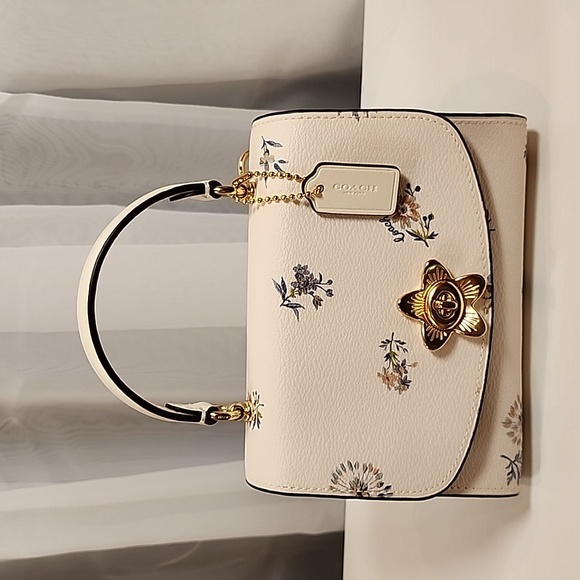 Coach Bags Coach Micro Tilly Top Handle With Dandelion Floral Print Poshmark